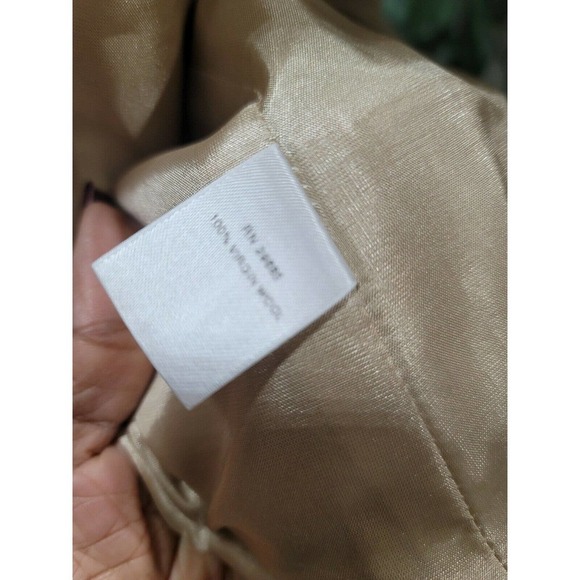 Pendleton Women's Beige Wool Single Breasted Three Buttons Fitted Blazer Size 10 - Picture 10 of 12